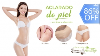 3 Sesiones para Aclarar Axilas, Cuello, Rodillas, Codos, Entrepierna o Tobillos.