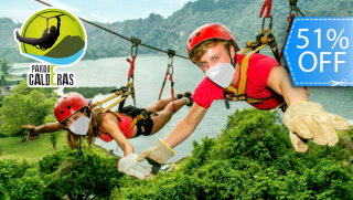 Día de Aventura con: Canopy, Rapel, Balsa con Remos, Caminata y Más 