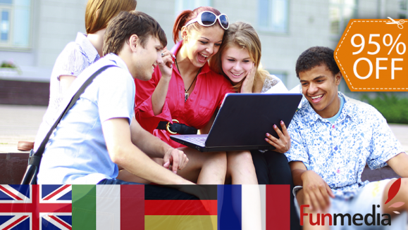 [Imagen:¡Paga $22 en Lugar de $405 por 12 Meses de Curso Online de Idioma a Elección: Inglés, Alemán, Italiano o Francés + 3 Meses de Curso Business English + Certificación por Cada Nivel del Curso Aprobado (Garantizado por la Comisión Europea)!]