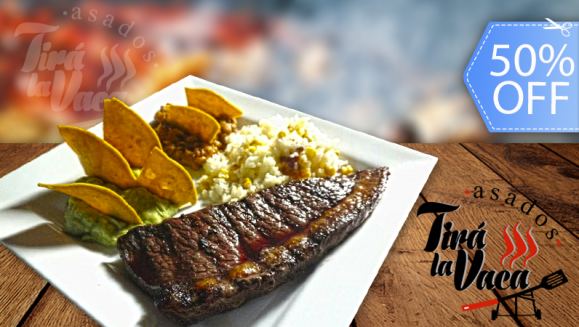 [Imagen:¡Paga Q75 en Lugar de Q150 por 2 Platos de Exquisito Asado que incluyen: 6 Onzas de Puyazo Culotte (c/u) + 2 Guarniciones + Tortillas + Chirmol + Picante!]