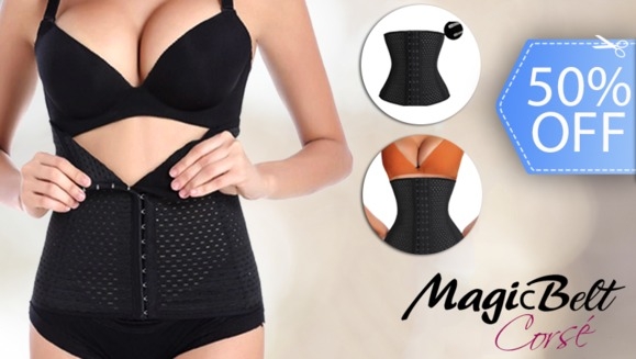 [Imagen:¡Paga Q149 en lugar de Q300 por Faja Magic Belt Corsé para Corrección de Postura y Moldeo de Cintura!]