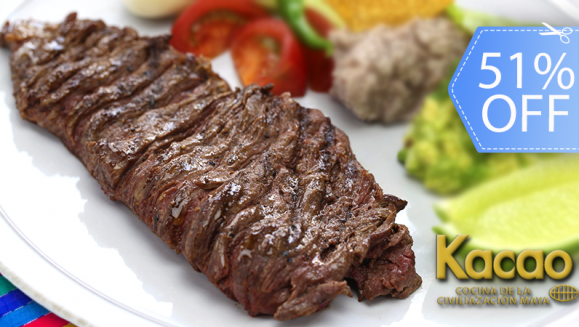 [Imagen:¡Paga Q179 en lugar de Q364 por 2 Platos de Exquisita Arrachera (Entraña) o Lomito (8 Oz. c/u) + Guarniciones + 2 Bebidas a Elección!]