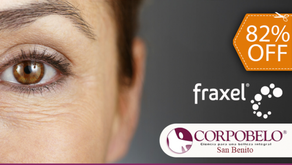 [Imagen:¡Paga $99 en Lugar de $535 por Sesión de Láser FRAXEL para Reducción Extrema de Arrugas en el Contorno de Ojos + Facial de Hidratación + Máscara de Luz LED Antiacné o Antienvejecimiento!]