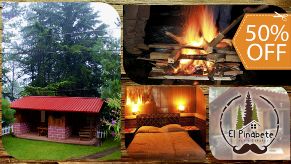 [Imagen:¡Paga $55 en Lugar de $110 por Estadía de 1 Noche para 4 Personas + 4 Desayunos + Fogata Nocturna + Karaoke + Juegos de Mesa!]