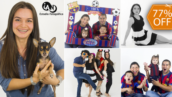 [Imagen:¡Paga $23 en Lugar de $100 por Sesión Fotográfica Profesional en Estudio hasta para 5 Personas + DVD con las 30 Mejores Fotografías Editadas en Alta Resolución + Video Full HD con Todas las Fotografías!]