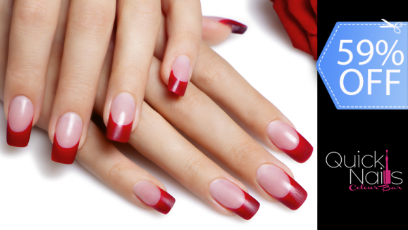 [Imagen:¡Paga Q62 en lugar de Q150 por Set de Uñas Acrílicas French o Naturales + Decoración en 2 Uñas + Tratamiento Revitanoil!]