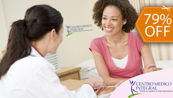 [Imagen:¡Paga $18 en lugar de $85 por Consulta Ginecológica Completa que Incluye: Evaluación de Mamas y Pélvica + Citología + Ultrasonografía Pélvica u Obstétrica!]