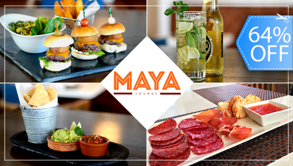 [Imagen:¡Paga Q95 en lugar de Q262 por After Office para 2 con: Trío de Mini-Hamburguesas + Complemento a Elección: Plato de Tapas (Queso Manchego, Surtido Ibérico o Calamares) o Papas Fritas y Ensalada o Cubeta de Nachos con Guacamol y Salsa + 2 Bebidas!]