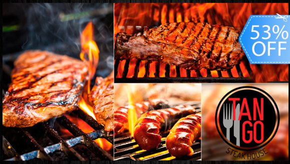 [Imagen:¡Paga Q135 en lugar de Q285 por Parrillada Chapina para 2 Personas con: 6 Oz de Lomito, 6 Oz Puyazo, 6 Oz de Chorizo, 6 Oz de Adobado, Guacamol, Papas Asadas y Cebollín!]