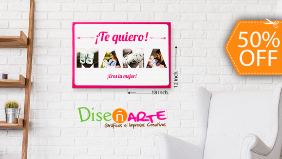 [Imagen:¡Paga $7 en Lugar de $14 por Impresión de Collage de 4 Fotografías en Lona Mate Montada en Cuadro de Madera de 12x18 Pulgadas!]