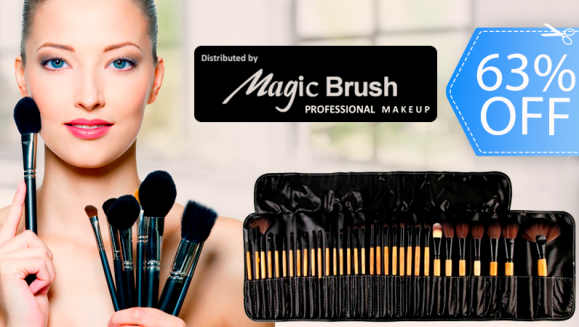 [Imagen:¡Paga Q225 en lugar de Q600 por Kit de 32 Brochas para Maquillaje de Magic Brush!]