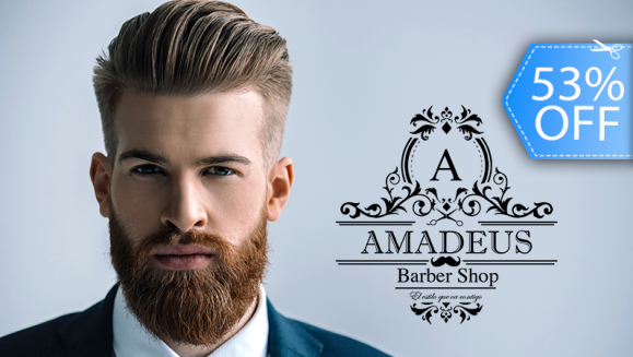 [Imagen:¡Paga Q45 en lugar de Q95 por Servicio de Barbería a Elección entre: A) Corte de Cabello Personalizado + Lavado Spa + Peinado + Producto + Masaje Express Ó B) Corte de Barba o Rasurado + Vapor + Bálsamo + Masaje Express + Bebida!]