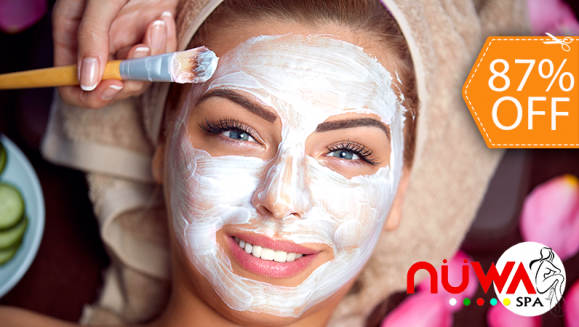 [Imagen:¡Paga $19 en Lugar de $149 por 2 Limpiezas Faciales + 2 Exfoliaciones + 2 Aplicaciones de Suero + 2 Tonificaciones de Rostro + 2 Masajes Relajantes de Rostro + 2 Mascarillas de Cocoa + 2 Saunas Orientales + 2 Camillas de Jade!]
