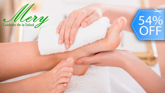 [Imagen:¡Paga Q65 en lugar de Q140 por Pedicure Clínico + Reflexología + Aclarado de Uñas + Masaje en Silla Masajeadora!]
