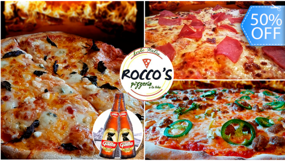 [Imagen:¡Paga Q67 en lugar de Q135 por 1 Pizza Tradicional de Pepperoni, Jamón, Hawaiana o Margarita + 2 Cervezas Gallo, Moza o 2 Gaseosas!]