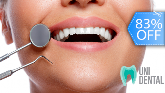 [Imagen:¡Paga Q85 en lugar de Q500 por Limpieza Dental Completa que Incluye: Examen Diagnóstico con Radiografías Digitales y Cámara Intraoral + Eliminación de Sarro y Manchas con Cavitrón y Chorro de Bicarbonato + Pulido Dental + Aplicación de Flúor!]