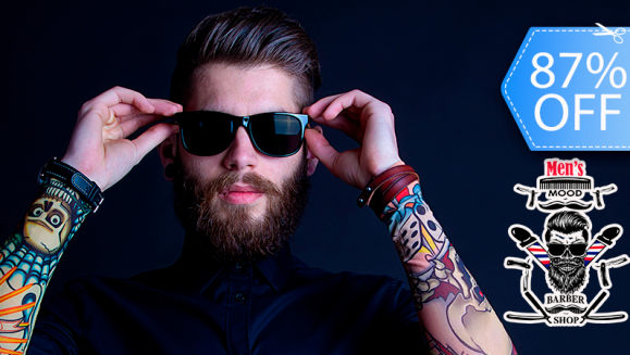 [Imagen:¡Paga Q39 en lugar de Q300 por Corte de Cabello o Barba + Lavado Spa + Masaje Capilar + Mascarilla Facial Exfoliante + Aplicación Facial de Crema Hidratante + Aplicación de Aceite o Bálsamo en Barba + Peinado con Gel o Spray American Crew y Más!]
