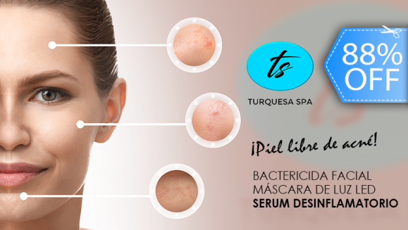 [Imagen:¡Paga Q149 en vez de Q1,200 por 2 Sesiones de Facial Antiacné con: Limpieza Profunda + Extracción de Puntos Negros + Bactericida + Vapor + Exfoliación + Mascarilla Personalizada + IPL + Luz LED + Ultrasonido + Serum Desinflamatorio y Más!]