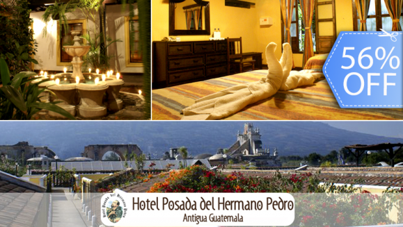 [Imagen:¡Paga Q299 en vez de Q680 por Romántica Estadía de 1 Noche para 2 en Antigua Guatemala!]