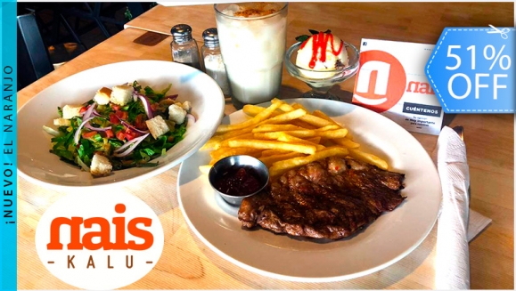 [Imagen:¡Paga Q99 en lugar de Q200 por Menú para 2 que Incluye: 4 Onzas de Puyazo + Ensalada + Papas Fritas + Bebida + Copa de Helado!]