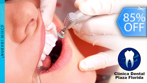 [Imagen:¡Paga Q89 en lugar de Q595 por Limpieza Dental Completa: Eliminación de Sarro y Placa con Profijet y Cavitrón + Aplicación Tópica de Flúor + Examen de Diagnóstico Completo!]