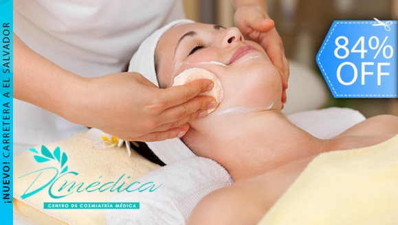 [Imagen:¡Paga Q99 en vez de Q599 por Limpieza Facial Profunda con: Espuma Limpiadora + Vapor con Ozono + Extracción de Puntos Negros con Vacumterapia + Pre-Peeling + Peeling o Microdermoabración + Mascarilla Térmica + Altafrecuencia + Crema Nutritiva y Más]