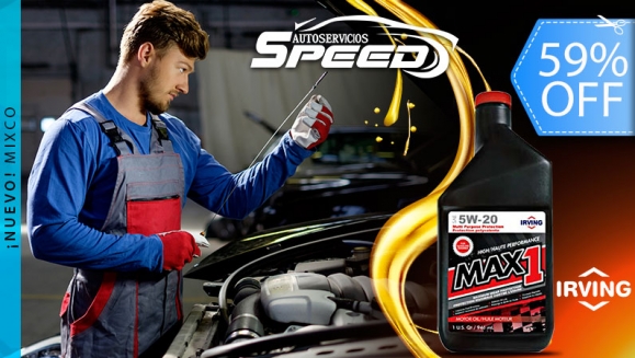 [Imagen:¡Paga Q299 en lugar de Q725 por Cambio de Aceite 20w50, 15w40 o 10w30 + Cambio de Filtro de Aceite + Limpieza y Ajuste de Frenos + Car Wash + Revisión 360!]
