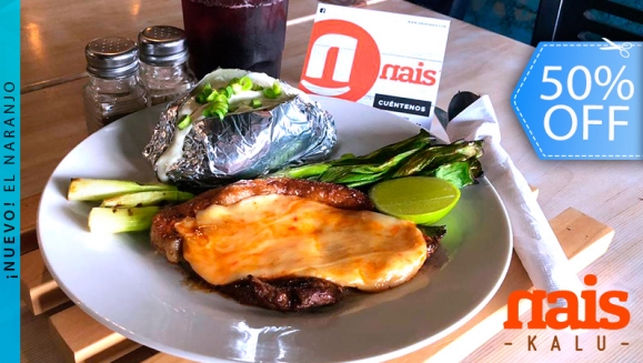 [Imagen:¡Paga Q179 en lugar de Q358 por Asado Enquesado para 2 que incluye: 2 Platos de Puyazo Bañado en Mezcla de Quesos Fundidos de La Casa + Papa al Horno + Cebollitas + Frijoles + Bebida a Elección!]
