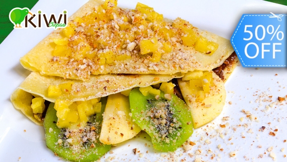 [Imagen:¡Paga Q69 en lugar de Q138 por 1 Crepa Salada + 1 Crepa Dulce + 2 Smoothies!]
