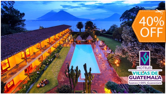 [Imagen:¡Paga $75 en Lugar de $126 por Estadía para 2 Adultos y hasta 2 Niños en Hotel de Villas de Guatemala a Elección: Villa Santa Catarina en Atitlán, Villa Caribe en Livingston, Villa Maya o Maya Internacional en Peten!]