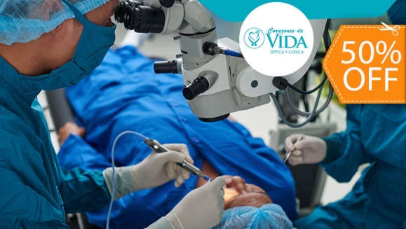 [Imagen:¡Paga $499 en Lugar de $1,000 por Cirugía para Extraer Catarata de 1 Ojo + Exámenes de Laboratorio + Electrocardiograma + Aplicación de Anestesia Intermedia + Topografía + Biométrica + Consulta Postoperatoria!]