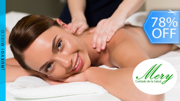 [Imagen:¡Paga Q99 en vez de Q450 por Masaje Combinado de Relajación Profunda que Incluye: Masaje Cráneo-Facial + Reflexología + Desinflamatorio de Espalda y Nervio Ciático + Terapia de Piedras Calientes de Jade + Masaje con Aparatología + Aromaterapia y Más!]