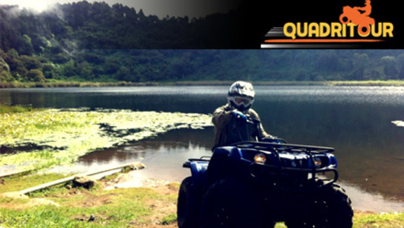 [Imagen:¡Paga $25 en lugar de $50 por un tour en cuadrimoto a la laguna verde de Apaneca con Quadritour El Salvador!]