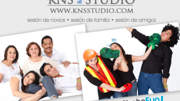 [Imagen:¡Paga $25 en lugar de $75 por 1 hora de sesión fotográfica y photofun + 1 impresión 8"x10" + 2 impresiones 6"x8" + 4 impresiones 4"x6" + 1 CD con las mejores fotografías de la sesión en KNS Studio Photo &amp; Video!]
