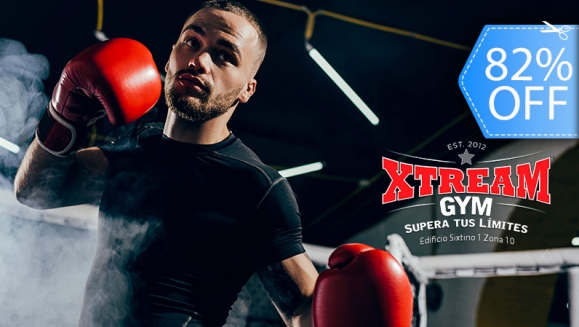 [Imagen:¡Paga Q299 en vez de Q1,625 por 1 Mes de Entrenamiento PERSONALIZADO de Boxeo y Fitness para Desarrollo Muscular y Pérdida de Peso + Evaluación y Plan Nutricional + Consulta con Nutricionista + Fisioterapia y Más!]