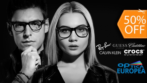[Imagen:¡Paga $175 en Lugar de $350 por Lentes Graduados de Policarbonato o Resina con Antirreflejante y con Aros de Marcas Exclusivas Ray Ban, Guess, Cadillac, Calvin Klein y Crocs + Examen Visual Realizado por Optometristas Certificados y Más!]