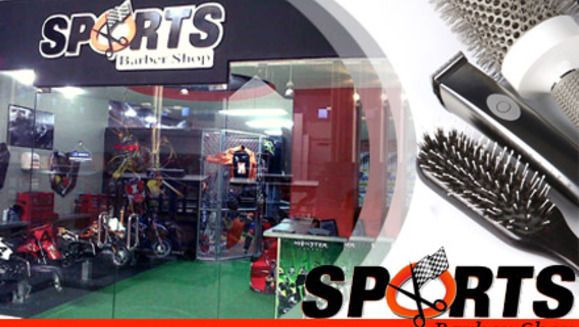 [Imagen:¡Paga $6 en lugar de $16 por un corte de cabello + lavado de cabello + lustre de zapatos + bebida de preferencia + facial en Sports Barber Shop!]