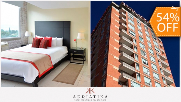 [Imagen:¡Paga $83 en Lugar de $181 por Estadía de Lujo en Guate para 2 Adultos y hasta 2 Niños en Executive Suite, Executive Room o Deluxe Room + 2 Desayunos Buffet + Uso de Piscina, Jacuzzi, Sauna y Gimnasio!]