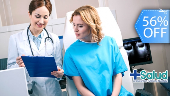 [Imagen:¡Paga Q349 en lugar de Q799 por Chequeo Ginecológico que Incluye: Papanicolau + Ultrasonido Endovaginal o Pélvico + Ultrasonido Mamario o Mamogarafía + Evaluación de Mamas + Evaluación Médica y Más!]