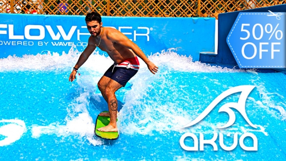 [Imagen:¡A Surfear En La Ciudad! ¡Paga Q75 en lugar de Q150 por 1 Hora de Flowboarding + Wet Suit + Toalla + Tabla e Instructor!]
