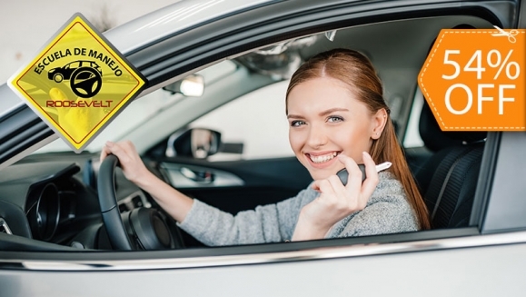 [Imagen:¡Paga $55 en Lugar de $120 por Clases de Manejo de Moto o Auto Estándar con: 12 Clases Prácticas + 6 Clases Teóricas + 2 Asesorías para Examen Psicológico + 30% de Descuento en Trámites para La Licencia + 1 Preexamen Práctico y Más!]