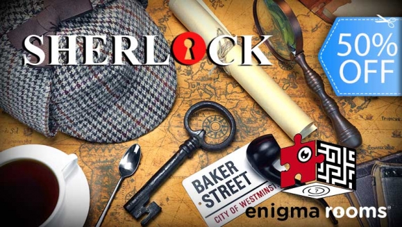 [Imagen:¡Paga Q110 en lugar de Q220 por Pase para 2 Personas en Juego de Escape de Escenario a Elección: Sherlock, Magic o Asesino Serial!]