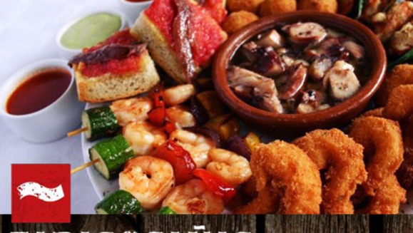 [Imagen:¡Paga $10 y consume $20 en todo el menú de Tapas y Cañas!]