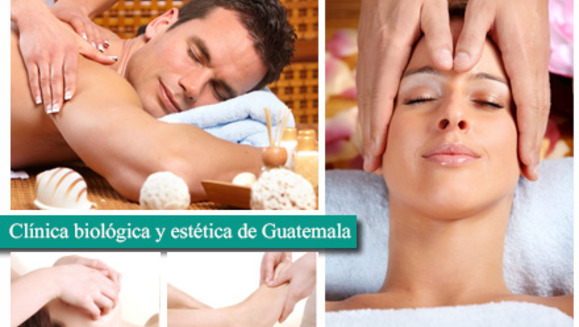 [Imagen:¡Paga Q59 en lugar de Q300 por masaje combinado de relajación que incluye: 15 minutos reflexología en pies, 15 de masaje cráneo facial, 30 de masaje relajante, 15 de oxigeno energético y 15 de masaje con aparatología en clínica Biológica y Estética!]