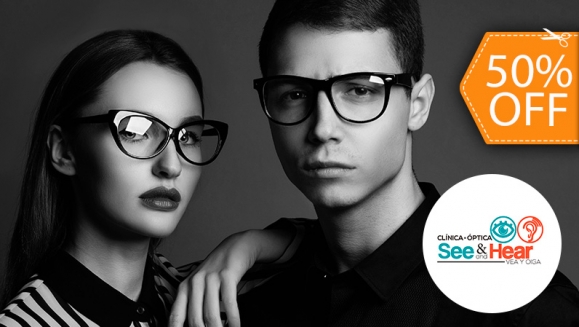 [Imagen:¡Paga $40 y Consume $80 en Lentes de Visión Sencilla o Multifocales, de Policarbonato, con Antirreflejo o Filtro y Más o Aros de Marca: Jaguar, Diva, Carolina Herrera, Gucci, Tous, Perry Ellis, Xox, Project runway, Generation Y, Nike y Otras!]