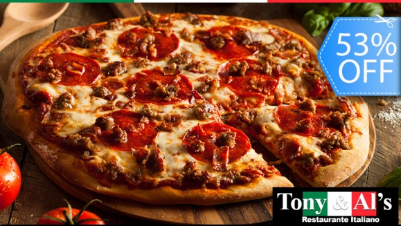 [Imagen:¡Paga Q99 en lugar de Q210 por Combo para 4 Personas con: 2 Pizzas de 12” Pulgadas de 2 Ingredientes a Elección + 4 Sangrías o 4 Bebidas Naturales!]
