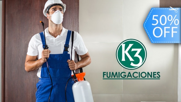 [Imagen:¡Desinfecta tu Casa! ¡Paga Q290 en lugar de Q580 por Fumigación por Aspersión en 12 Ambientes con Eslabón 24: Producto Especializado para la Eliminación de Virus y Bacterias!]