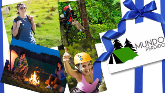 [Imagen:¡Paga Q179 en lugar de Q405 por una noche de campamento + cena + desayuno + canopy + paso comando + rapel + columpio gigante + caminata en el bosque + visita a cascada en Mundo Perdido!]