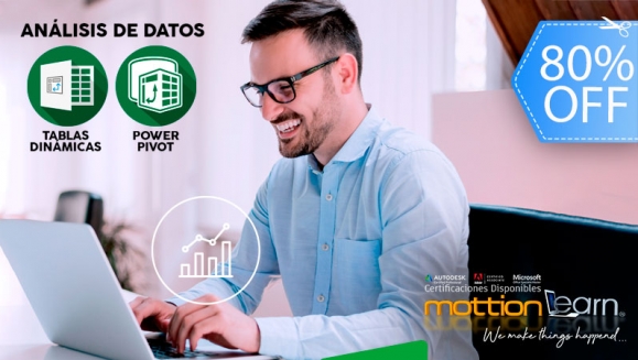 [Imagen:¡2 Cursos en 1! ¡Paga Q299 en lugar de Q1,499 y Especialízate como Experto en Análisis de Datos con Excel 2019: Tablas Dinámicas + Power Pivot!]