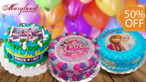 [Imagen:¡Para Llevar o a Domicilio! ¡Paga $26 en Lugar de $52 por Pastel Redondo de 40 Porciones con Relleno Premium + Decoración con Fotografía o Imagen Impresa en Papel de Arroz!]